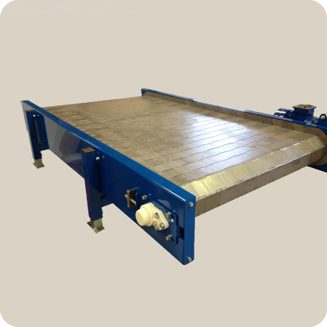 Rendu 3D d'un convoyeur à bande