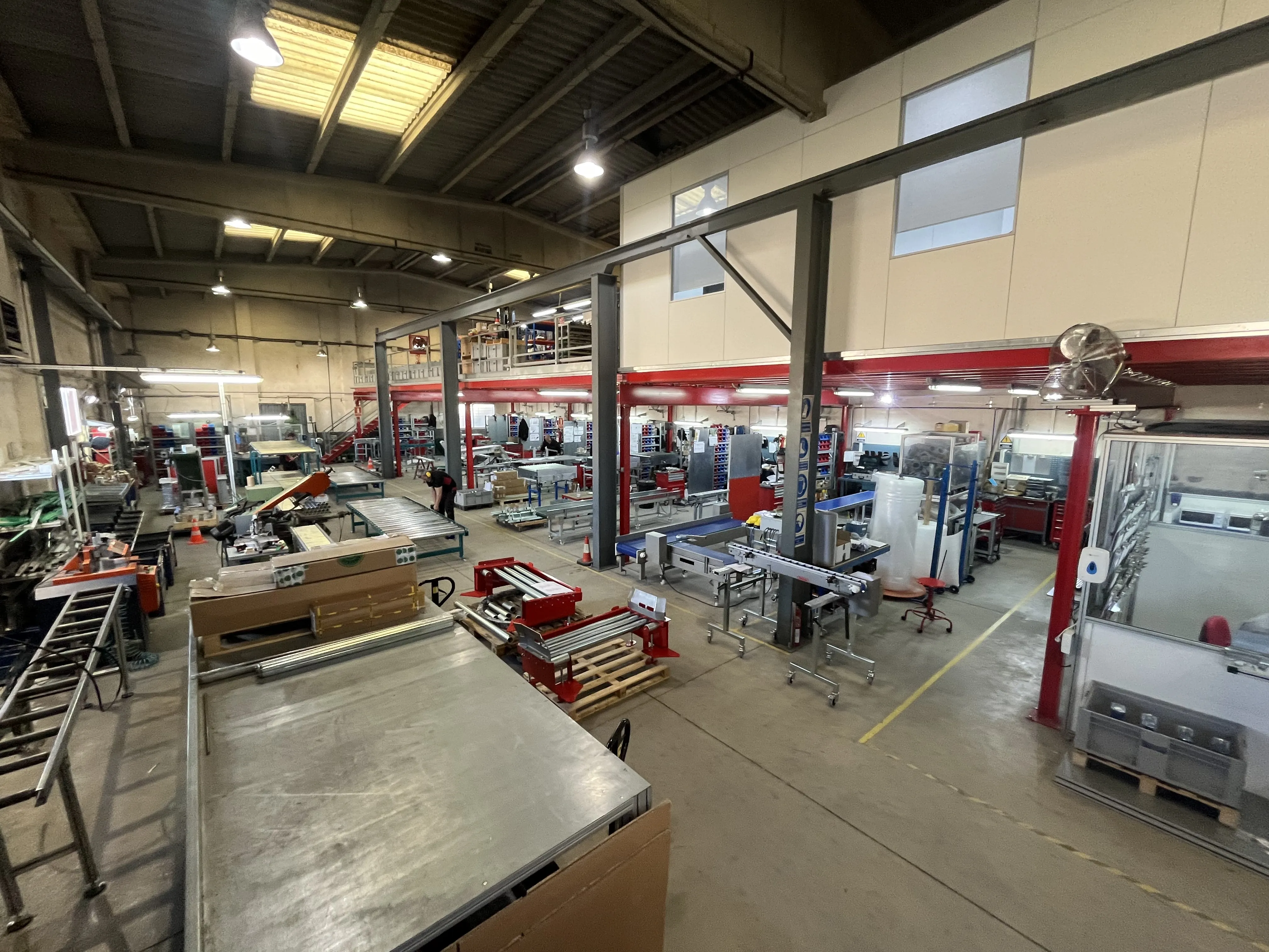 Ancienne Photographie des ateliers et convoyeurs